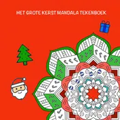 Omslag van Het grote Kerst Mandala tekenboek