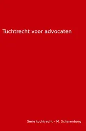 Omslag van Tuchtrecht voor advocaten