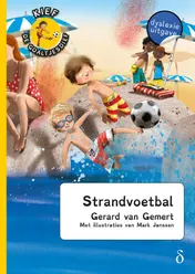 Omslag van Strandvoetbal - dyslexie uitgave
