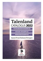 Omslag van Catalogus Talenland volwassenonderwijs 2022