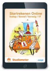 Omslag van Startrekenen Instap + Vooraf + 1F Online, incl. Startrekenen 3D en Startrekenen VR licentie 6 maanden
