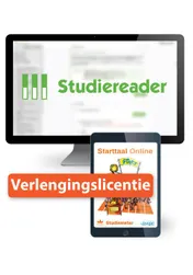 Omslag van Verlengingslicentie Studiereader Starttaal 6M