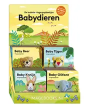 Omslag van Display vingerpopboekjes baby dieren 1 4Tx4E