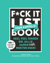Omslag van F*CK-it list book voor koppels