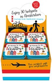 Omslag van Display Amsterdam - 50 things to do, reisblikje - 1Tx12E