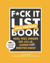 Omslag van F*ck it list book voor vrienden