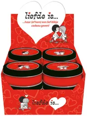 Omslag van Display 4Tx3E Cadeaublikje Liefde is…