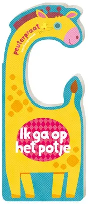 Omslag van Deurhangerboek - Op het potje met giraf