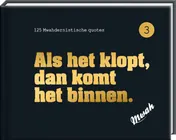Omslag van MWAH cadeauboek Als het klop