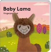Omslag van Vingerpopboekje Baby Lama