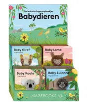 Omslag van Display Vingerpopboekjes 4Tx4E Babydieren