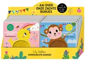 Omslag van Display 2 x 5 ex. Superzachte buikjes Wilde dieren, Boerderijdieren