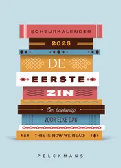 Omslag van De eerste zin - Scheurkalender 2025
