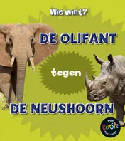Omslag van De olifant tegen de neushoorn