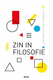 Omslag van Zin in filosofie