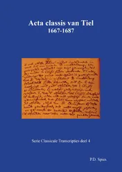 Omslag van Acta classis van Tiel 1667-1687