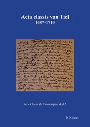 Omslag van Acta classis van Tiel 1687-1710