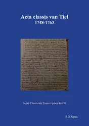 Omslag van Acta classis van Tiel 1748-1763