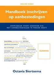 Omslag van handboek inschrijven op aanbestedingen
