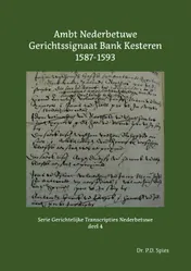 Omslag van Ambt Nederbetuwe Gerichtssignaat Kesteren 1587-1593