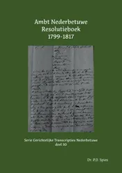 Omslag van Ambt Nederbetuwe Resolutieboek 1799-1817