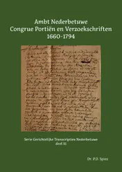 Omslag van Ambt Nederbetuwe Congrue Portiën en Verzoekschriften 1660-1794