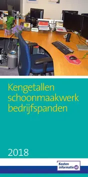 Omslag van Kengetallen Schoonmaakwerk bedrijfspanden 2018