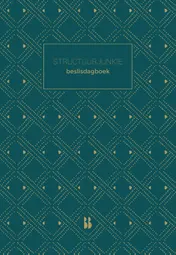 Omslag van Structuurjunkie Beslisdagboek