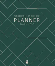 Omslag van Structuurjunkie agenda 2019/2020