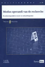 Omslag van Modus operandi van de recherche
