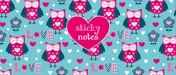 Omslag van Sticky notes box Uilen