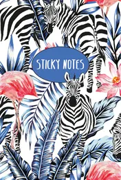 Omslag van Sticky notes pack Zebra