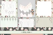 Omslag van Sticky notes 6-pack Feathers