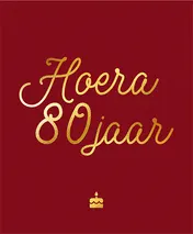 Omslag van Hoera, 80 jaar