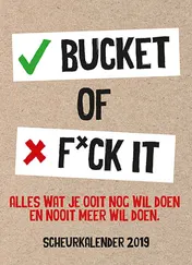 Omslag van Bucket of Fuck it scheurkalender 2019