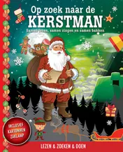 Omslag van Op zoek naar de kerstman + kartonnen zaklamp