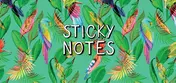 Omslag van Sticky notes box Tropical