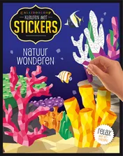 Omslag van Kleuren met stickers - Natuurwonderen