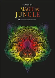 Omslag van Scratch art Magic Jungle
