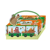 Omslag van Bosdieren - boek + treinpuzzel