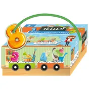 Omslag van Tellen - boek + puzzeltrein