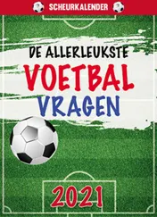 Omslag van De allerleukste voetbalvragen scheurkalender 2021