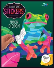 Omslag van Kleuren met stickers - Neon dieren