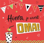 Omslag van Hoera je wordt oma