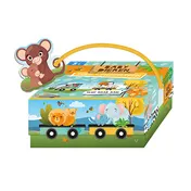 Omslag van Puzzeltrein Babydieren