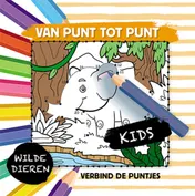 Omslag van Van punt tot punt kids - Wilde dieren