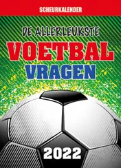 Omslag van Scheurkalender 2022 De allerleukste voetbal vragen