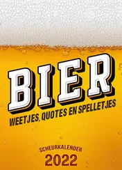 Omslag van Scheurkalender 2022 Bier