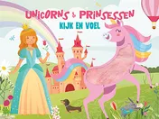 Omslag van Kijk en voel - Unicorns & prinsessen