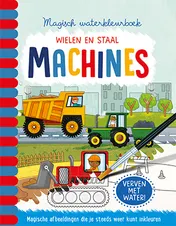 Omslag van Magisch waterkleurboek machines